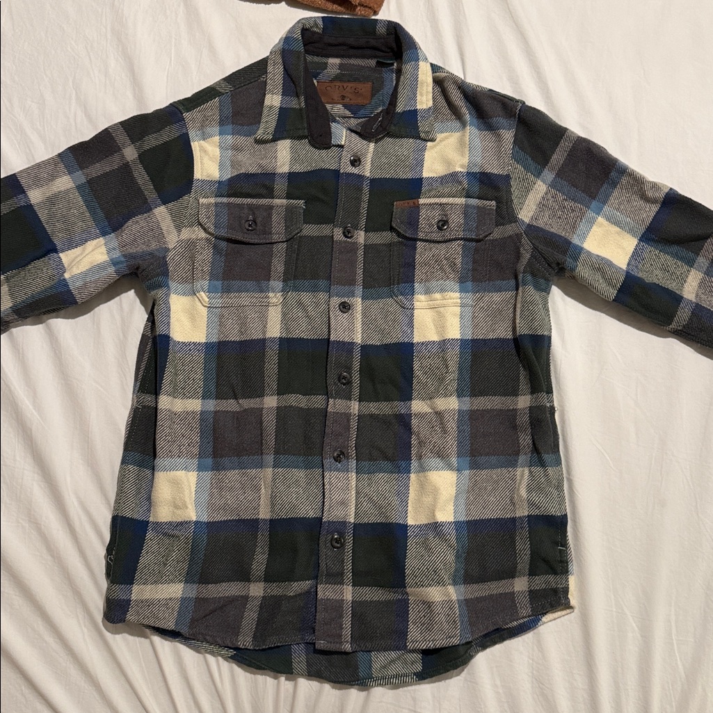 Orvis Plaid Heavy Duty Shirt